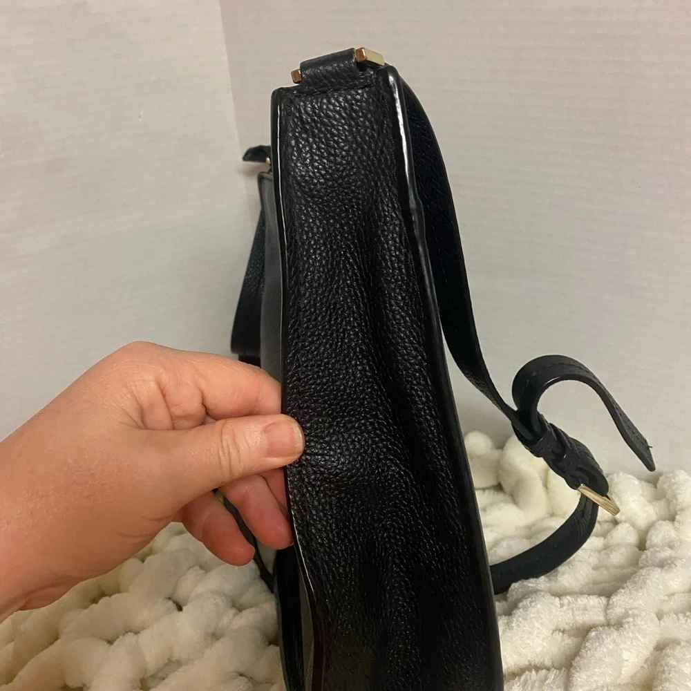 kate spade Black Pebbled Leather Orchard Street Crossbody